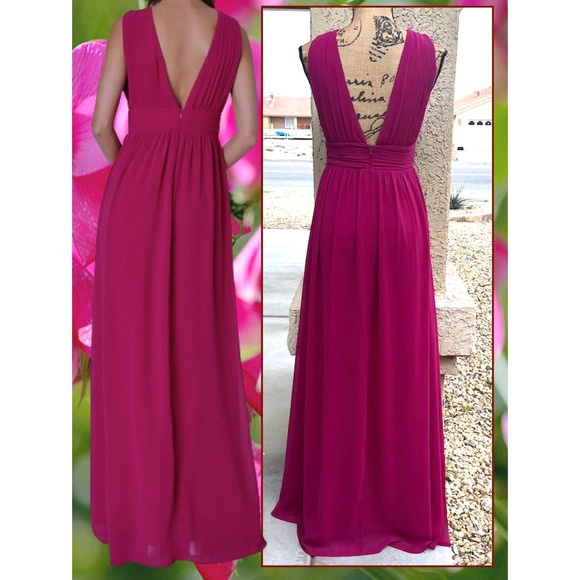 Lulus Heavenly Hues Magenta Maxi Dress Size XS - Picture 3 of 9